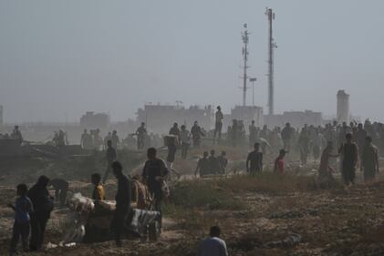 Caos aiuti a Gaza: le immagini della calca 4