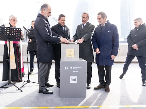 Posata la prima pietra, la Rai torna in Fiera a Milano