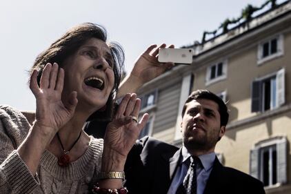 Protesta davanti a Montecitorio 8