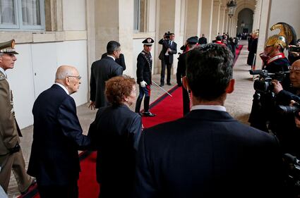 Napolitano lascia il Quirinale 6