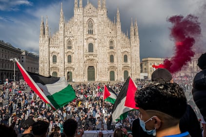 Milano, in piazza per la Palestina 6