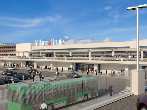 Linate entra nel futuro, nuova facciata e interni moderni