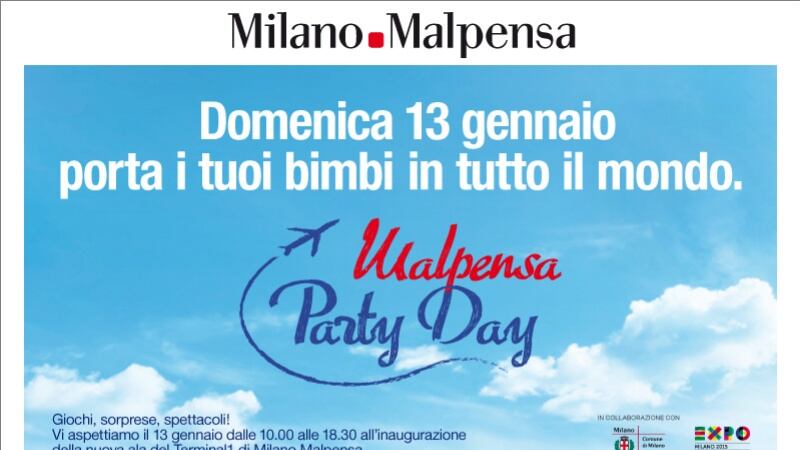 Malpensa Party Day: porte aperte a tutti. La festa, gli eventi