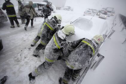 Budapest, la bufera di neve 1