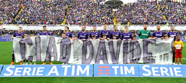 L'omaggio della Fiorentina a Davide Astori 6