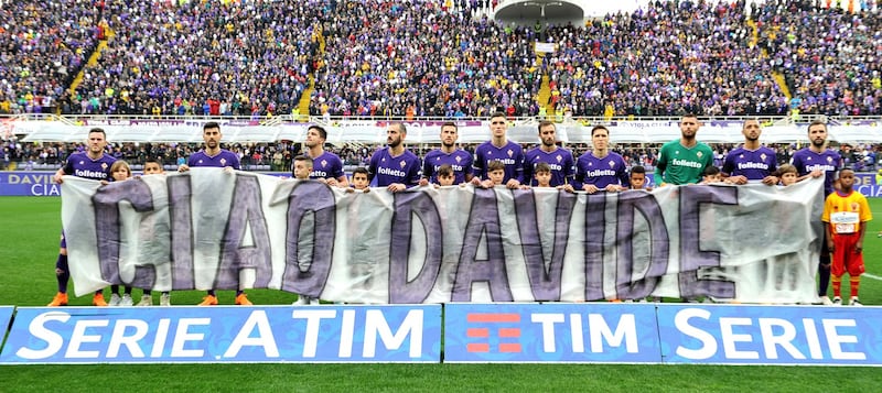 L'omaggio della Fiorentina a Davide Astori 6