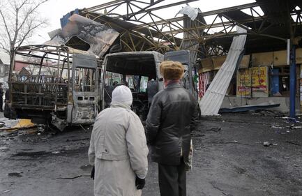 Donetsk, colpita stazione dei bus 3