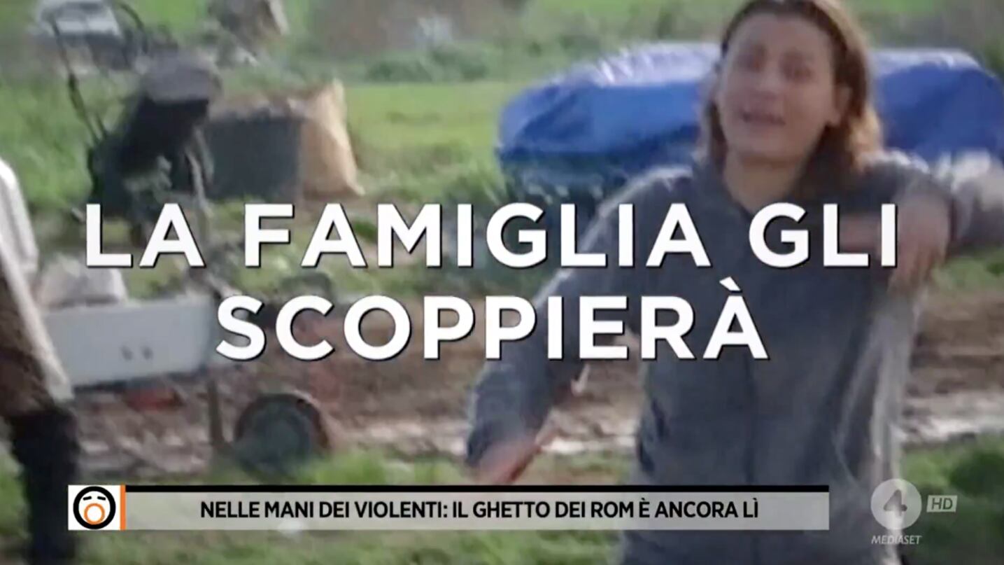 "A Giordano gli scoppierà la famiglia". I rom minacciano la troupe di Fuori dal coro