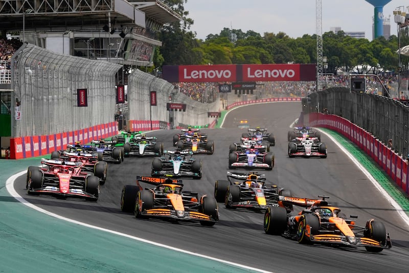 F1 Brasile sprint partenza LaPresse
