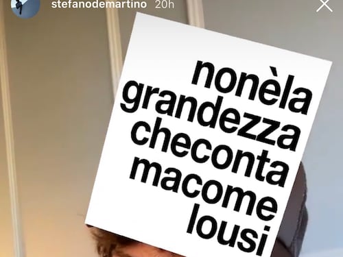 Stefano De Martino a tinte hot: "Non è la grandezza che conta, ma come lo usi"