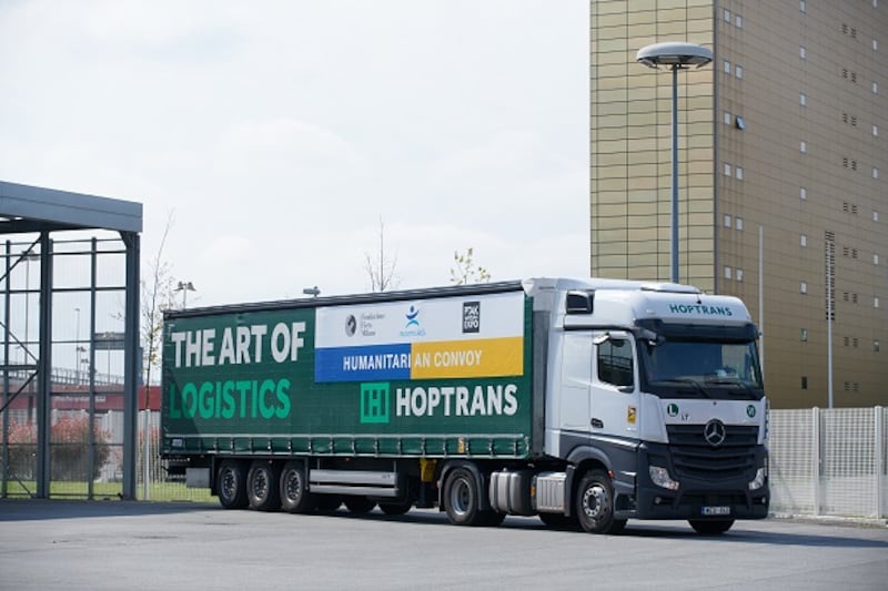 Tir aiuti profughi Ucraina Fondazione Fiera Milano