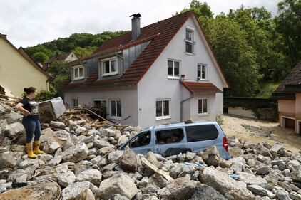 I danni del maltempo in Germania 2