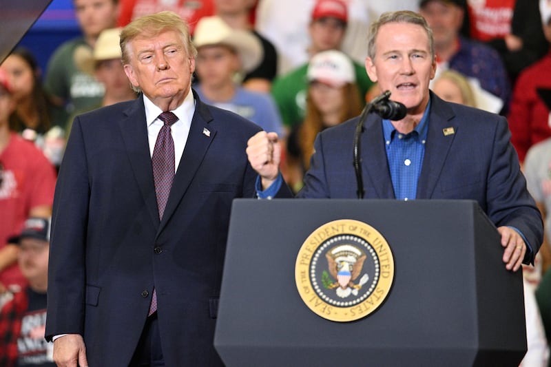 Donald Trump e Jon Husted in Ohio