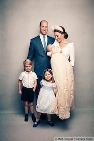 Le foto ufficiali del battesimo del principe Louis 5