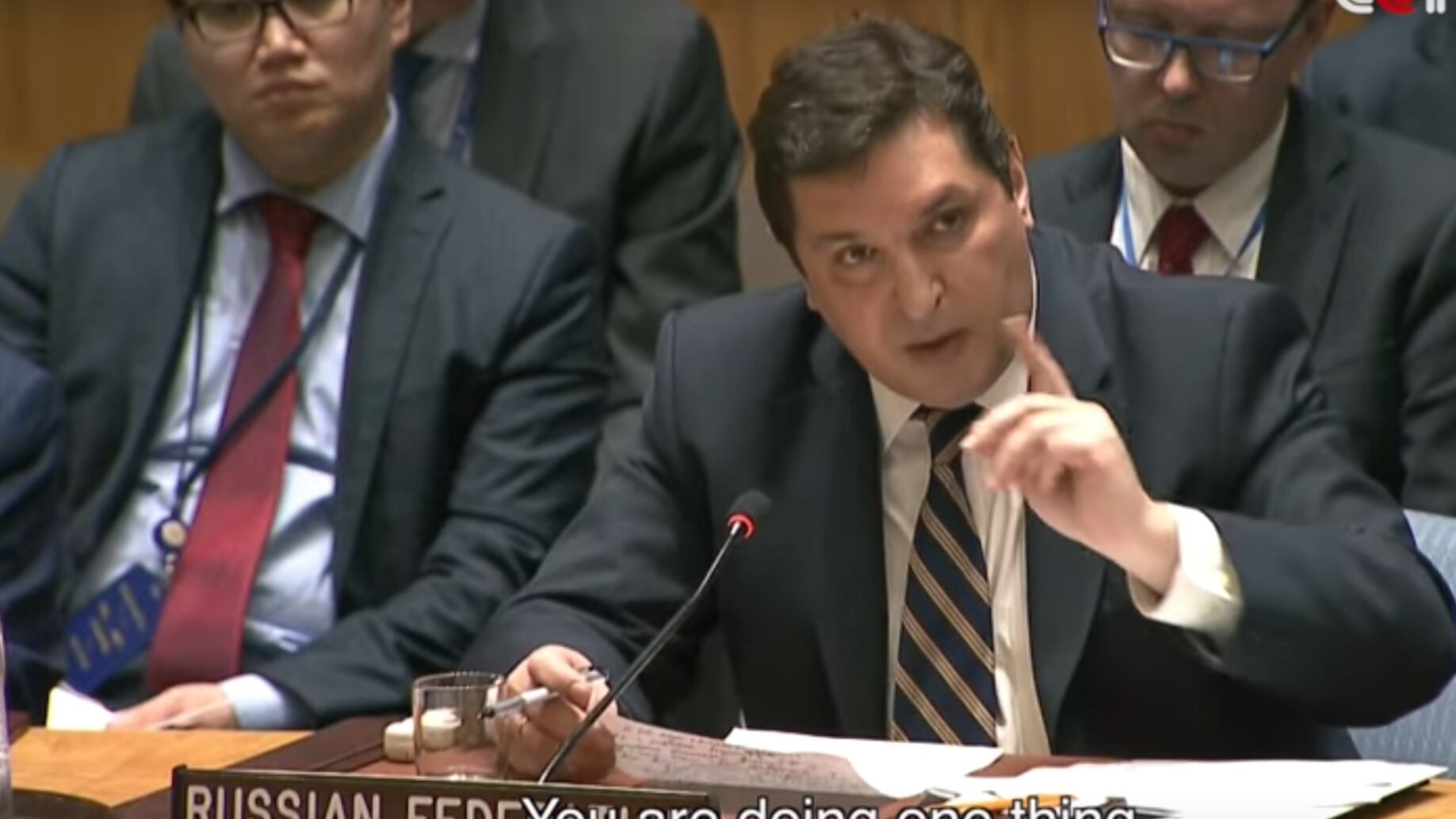 All'Onu il diplomatico russo gela l'inglese: "Quando parlo devi guardarmi"