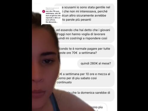 La proposta di lavoro choc: un euro l'ora come commessa. E il rifiuto diventa virale su TikTok