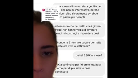 La proposta di lavoro choc: un euro l'ora come commessa. E il rifiuto diventa virale su TikTok