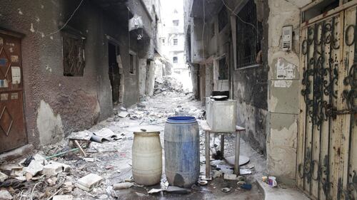 Le macerie del campo di Yarmouk 1