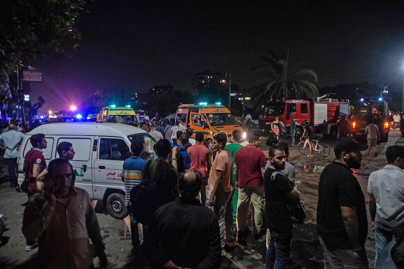 L'attentato contro l'istituto nazionale per il cancro a Il Cairo 2