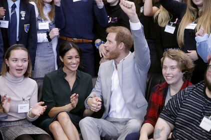 Meghan Markle felice con il Principe Harry 3