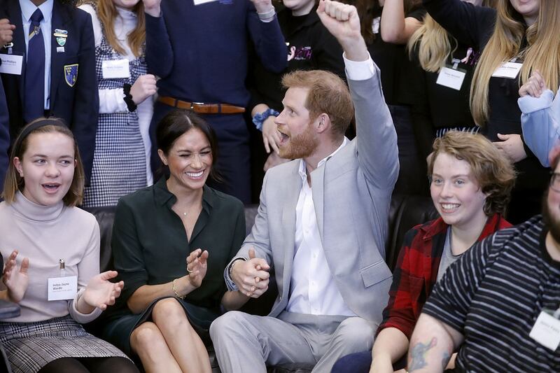Meghan Markle felice con il Principe Harry 3