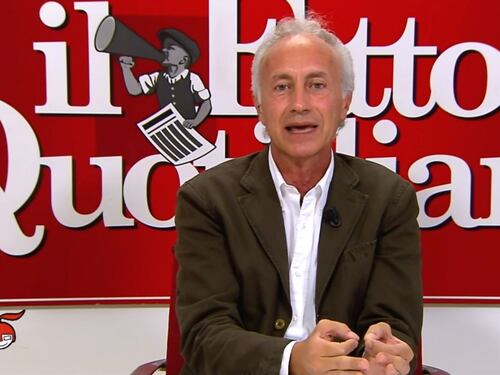 "Ciucciatevela". Travaglio sbotta sull'ascesa della Meloni