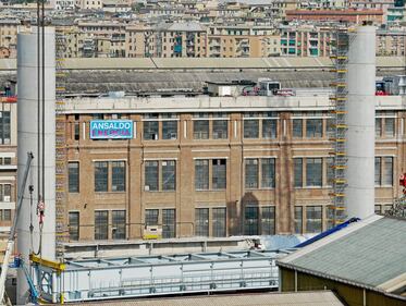 Ponte di Genova, sorgono le nuove pile 5 e 6 7