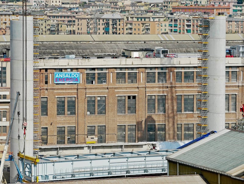 Ponte di Genova, sorgono le nuove pile 5 e 6 7