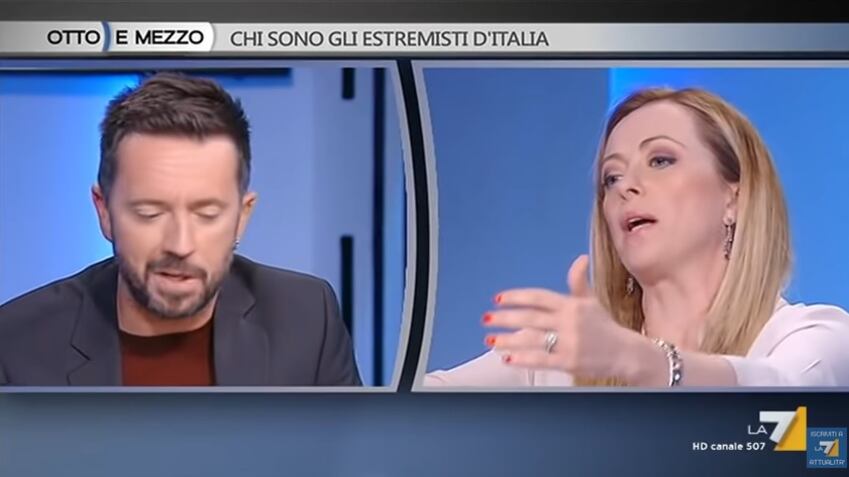 "Non andrai da nessuna parte". La profezia di Scanzi sulla Meloni