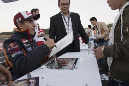 Marc Marquez e la festa per il mondiale 6
