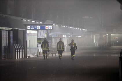 Incendio all'aeroporto di Fiumicino 11