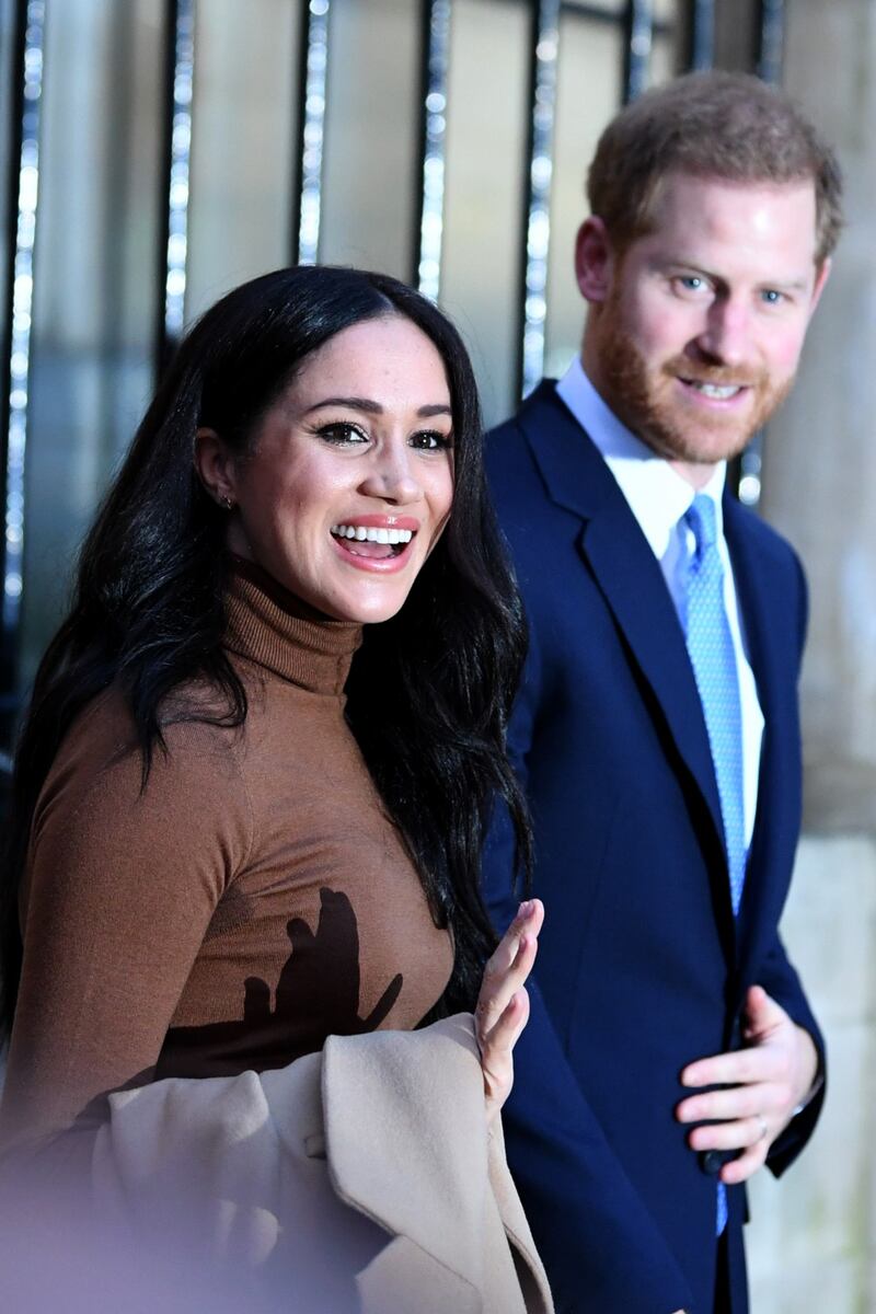 Meghan Markle e il Principe Harry alla Canada House, foto 2