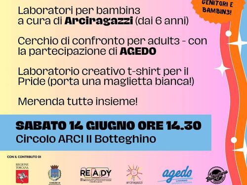 Nel circolo Arci il laboratorio per bimbi di 6 anni in vista del Pride: "L'hanno chiesto le mamme"