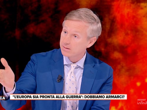 Orsini: "La Russia potrebbe radere al suolo l'Italia". Poi la rissa con Boschi e Berlinguer