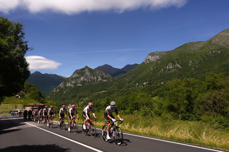 Giro 2025 tappa 18 fuga