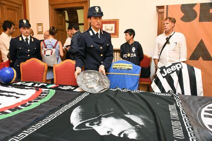La conferenza sugli arresti dei capi ultrà della Juve 7