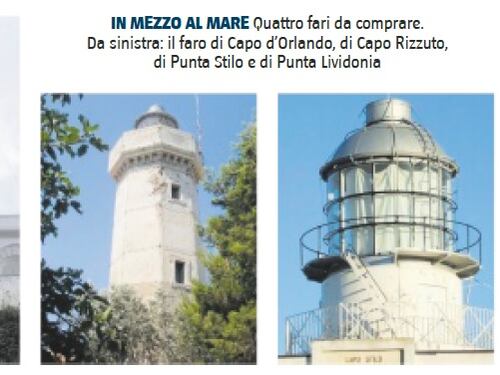 Torri e fari in vendita, il sogno è possibile