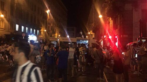 Panico e paura tra i tifosi della Juve 1