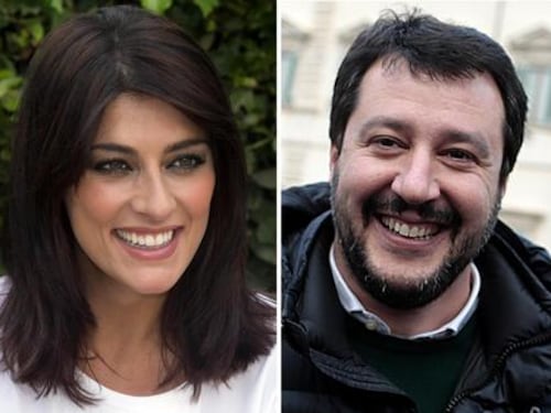 La Isoardi si accarezza la pancia: aspetta un figlio da Matteo Salvini?