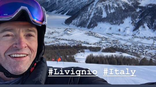 Hugh Jackman sciatore a Livigno: "Che posto fantastico"