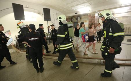 Fuoco nella metro a Mosca 6