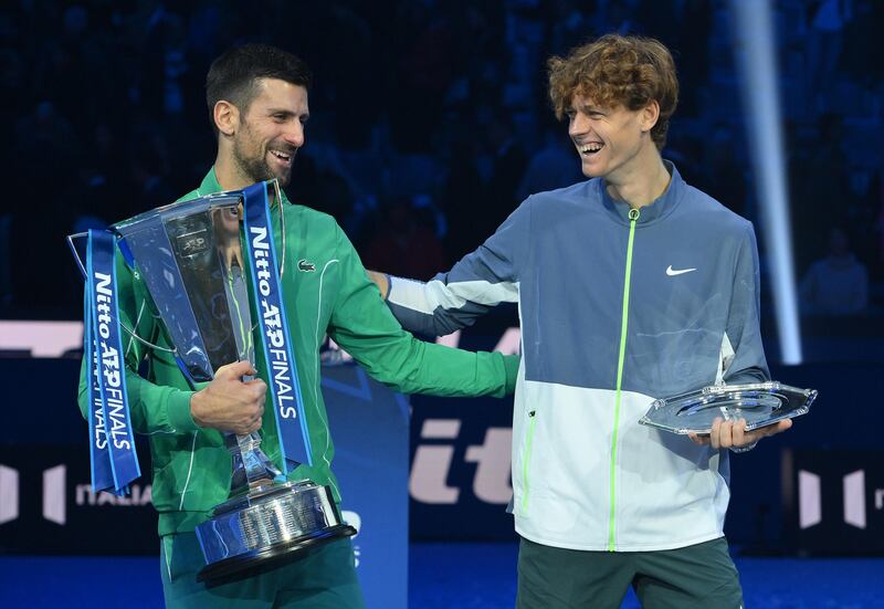 ATP Finals, Djokovic trionfa contro Sinner: le immagini più belle della finale 25