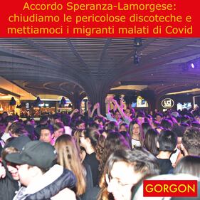 La satira del giorno. Accordo Speranza-Lamorgese 1
