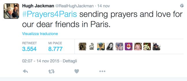 Attentati di Parigi: la reazione dei VIP su Twitter 23