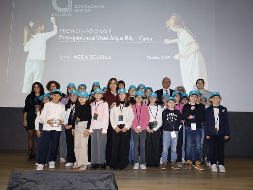 A scuola di educazione idrica con Acea. Premiate le scuole vincitrici del contest nazionale "Alla ricerca della goccia perduta"