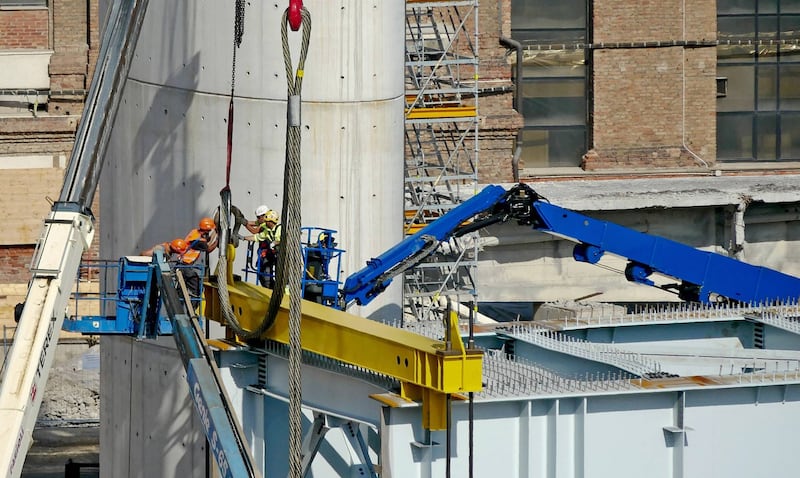 Ponte di Genova, sorgono le nuove pile 5 e 6 6
