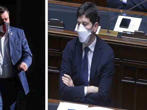 'Riaprire', 'No a nuove misure' Ed è scontro Salvini-Speranza