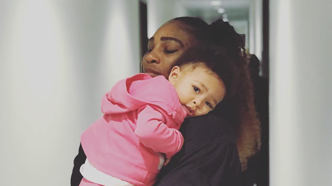 Serena Williams inseparabile dalla figlia