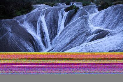 La cascata "d'argento" più bella della Cina 3