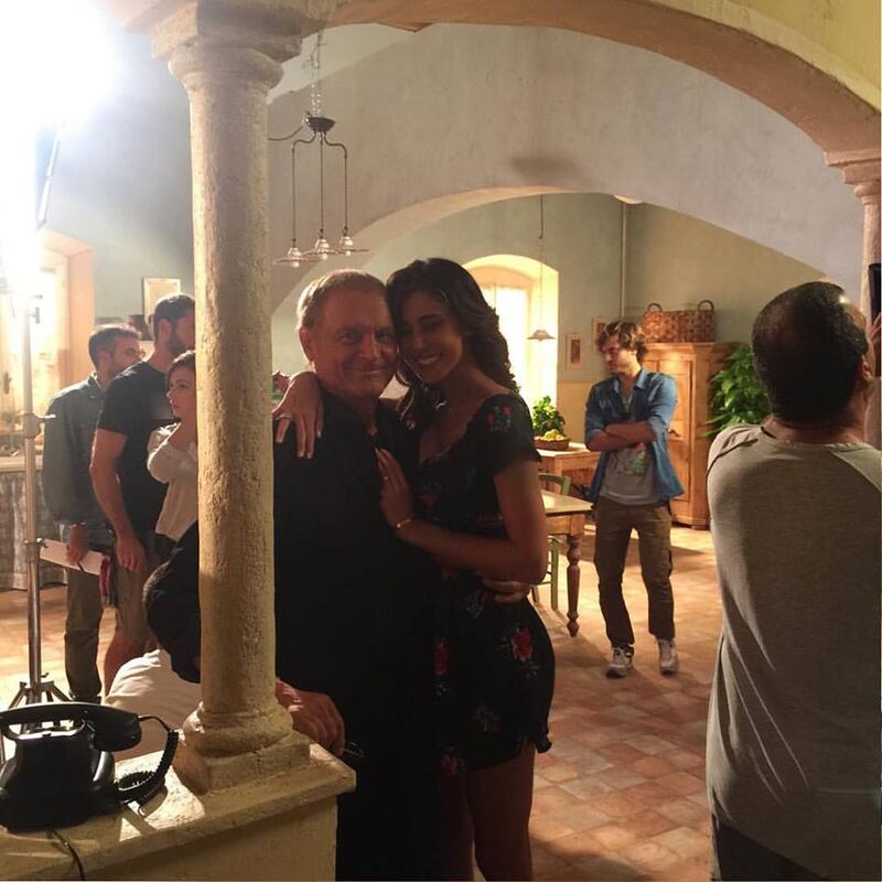 Belen sul set di Don Matteo 1